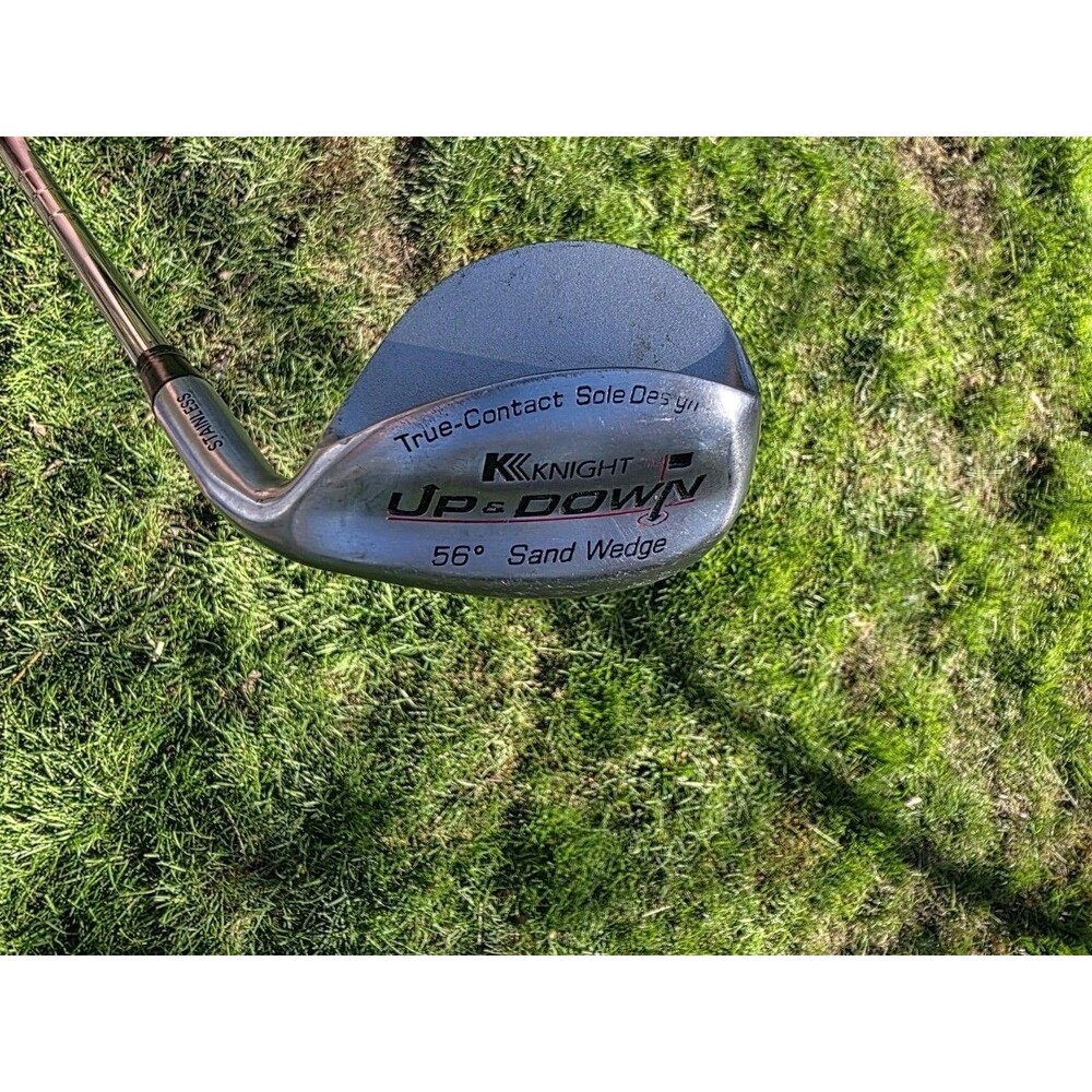 Knight Up and Down 56° Sand Wedge True-Contact Sole Des. Stiff Flex Steel Shaft - Picture 7 of 16